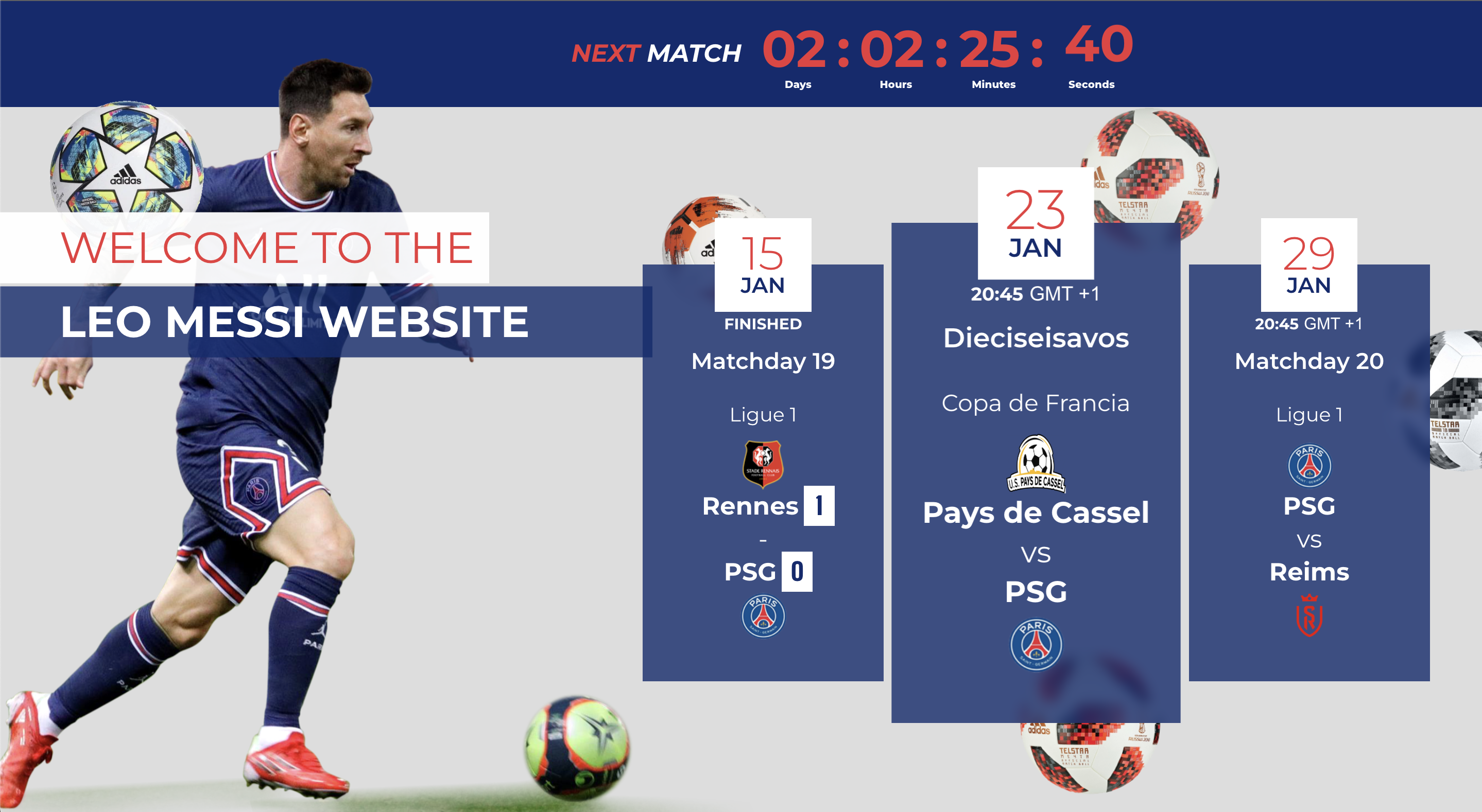 Messi website